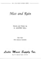 Mist and Rain Two-Part choral sheet music cover